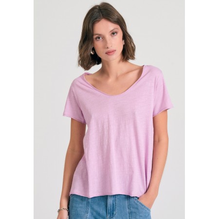 Funky Buddha The Essentials V-Neck T-Shirt Γυναικείο 
