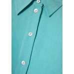Funky Buddha The Essentials Πουκάμισο Αμάνικο Γυναικείο (FBL011-101-05-AQUA)