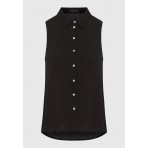 Funky Buddha The Essentials Πουκάμισο Αμάνικο Γυναικείο (FBL011-101-05-BLACK)