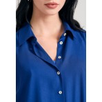 Funky Buddha The Essentials Πουκάμισο Αμάνικο Γυναικείο (FBL011-101-05-SKIPPER-BLUE)