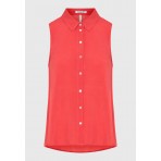 Funky Buddha The Essentials Πουκάμισο Αμάνικο Γυναικείο (FBL011-101-05-SUNSET-CORAL)