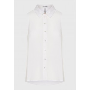 Funky Buddha The Essentials Πουκάμισο Αμάνικο Γυναικείο (FBL011-101-05-WHITE)