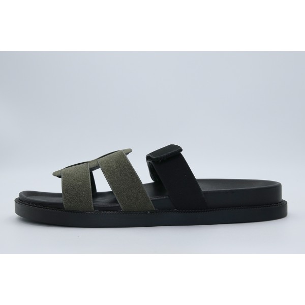 Funky Buddha Σανδάλια (FBL011-101-08-KHAKI)