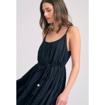 Funky Buddha Γυναικείο Μίνι Φόρεμα Μαύρο