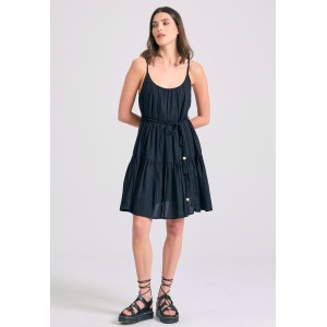 Funky Buddha Φόρεμα Mini Γυναικείο (FBL011-101-13-BLACK)