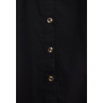 Funky Buddha Φούστα Μidi Γυναικεία (FBL011-101-14-BLACK)