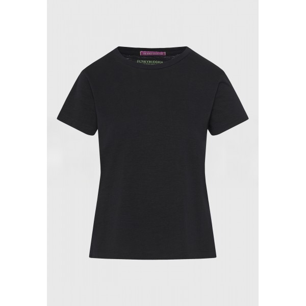 Funky Buddha The Essentials T-Shirt Γυναικείο (FBL011-102-04-BLACK)