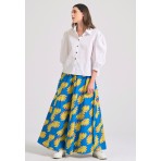 Funky Buddha Πουκάμισο Κοντομάνικο Γυναικείο (FBL011-102-05-WHITE)