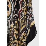 Funky Buddha Ethnic Look Κιμονό Γυναικείο (FBL011-102-10-BLACK)
