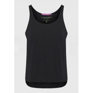 Funky Buddha Μπλούζα Αμάνικη Γυναικεία (FBL011-103-04-BLACK)
