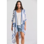Funky Buddha Ethnic Look Κιμονό Γυναικείο (FBL011-103-10-WHITE)