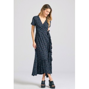 Funky Buddha Φόρεμα Midi Γυναικείο (FBL011-103-13-MULTI)