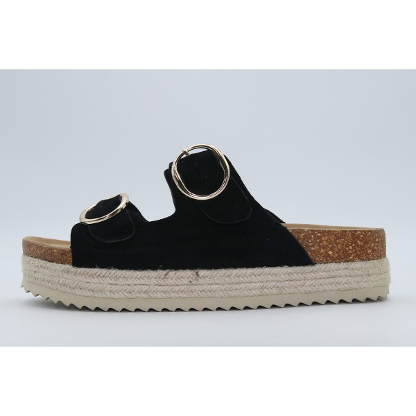 Funky Buddha Suede Σανδάλια (FBL011-104-08-BLACK)