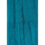 Funky Buddha Relaxed Fit Φούστα Maxi Γυναικεία (FBL011-104-14-PEACOCK)
