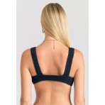 Funky Buddha Γυναικείο Μαγιό Bikini Top Μαύρο