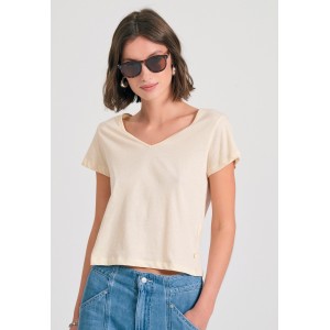 Funky Buddha V T-Shirt Γυναικείο (FBL011-106-04-CHALK)