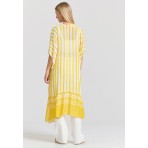 Funky Buddha Ethnic Look Κιμονό Γυναικείο (FBL011-106-10-PINEAPPLE)