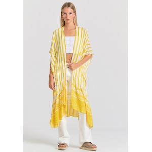 Funky Buddha Ethnic Look Κιμονό Γυναικείο (FBL011-106-10-PINEAPPLE)