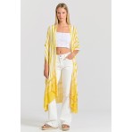 Funky Buddha Ethnic Look Κιμονό Γυναικείο (FBL011-106-10-PINEAPPLE)