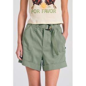 Funky Buddha Lyocell Blend Σορτς Casual Γυναικείο (FBL011-107-03-HUNTER-GREEN)