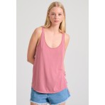 Funky Buddha Μπλούζα Αμάνικη Γυναικεία (FBL011-107-04-PINK)