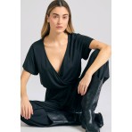 Funky Buddha Γυναικεία Ολόσωμη Φόρμα Μαύρη