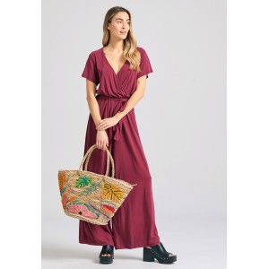 Funky Buddha Ολόσωμη Φόρμα Γυναικεία (FBL011-107-12-EARTH-RED)
