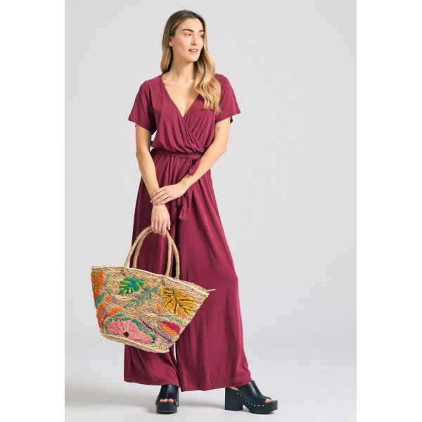Funky Buddha Ολόσωμη Φόρμα Γυναικεία (FBL011-107-12-EARTH-RED)