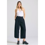 Funky Buddha Ντραπέ Μπλούζα Αμάνικη Γυναικεία (FBL011-107-17-WHITE)