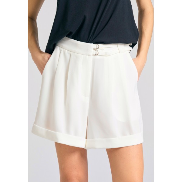 Funky Buddha Loose Fit Σορτς Casual Γυναικείο (FBL011-108-03-OFF-WHITE)
