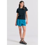 Funky Buddha Γυναικείο Casual Σορτς Πετρόλ