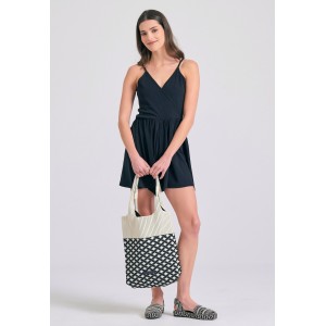 Funky Buddha Ολόσωμο Σορτς Γυναικείο (FBL011-108-12-BLACK)