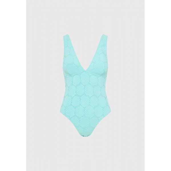 Funky Buddha Μαγιό Ολόσωμο Γυναικείο (FBL011-109-16-AQUA)