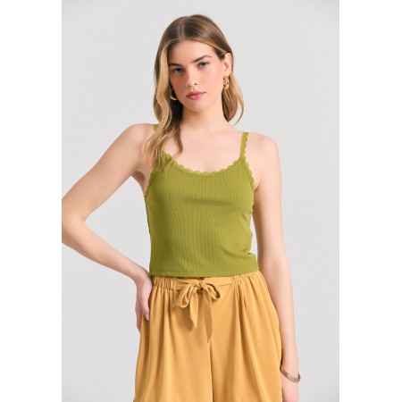 Funky Buddha Crop Top Αμάνικο Γυναικείο 