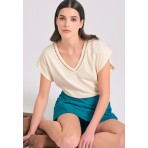 Funky Buddha Linen Blend Skort Φούστα Mini Γυναικεία (FBL011-112-03-PEACOCK)
