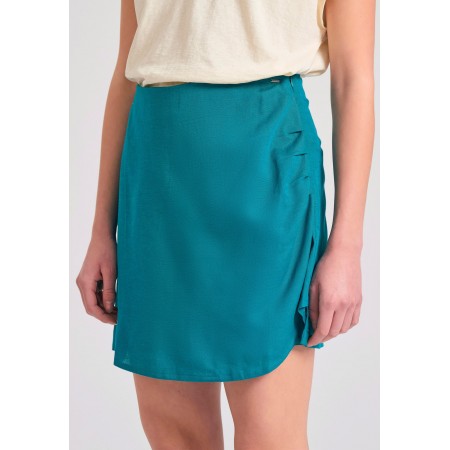 Funky Buddha Linen Blend Skort Φούστα Mini Γυναικεία 