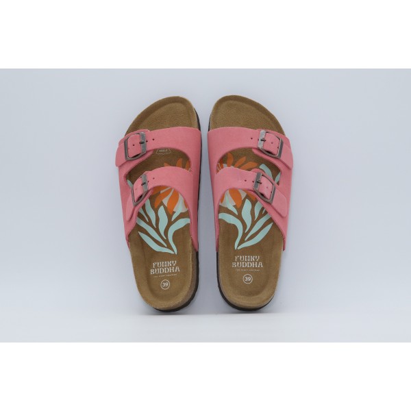 Funky Buddha Suede Σανδάλια (FBL011-112-08-DUSTY-PINK)