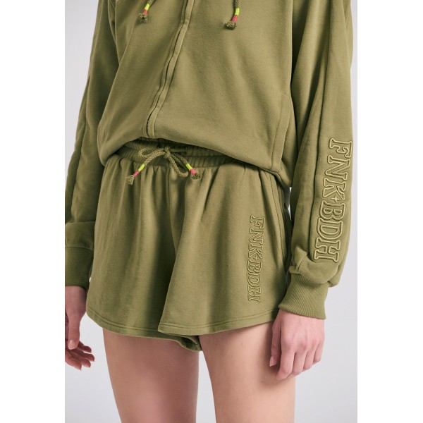 Funky Buddha Σορτς Αθλητικό Γυναικείο (FBL011-113-03-OLIVE)