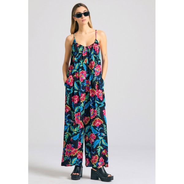 Funky Buddha Ολόσωμη Φόρμα Γυναικεία (FBL011-114-12-BLACK)
