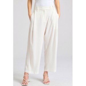 Funky Buddha Loose Fit Παντελόνι Casual Γυναικείο (FBL011-116-02-OFF-WHITE)