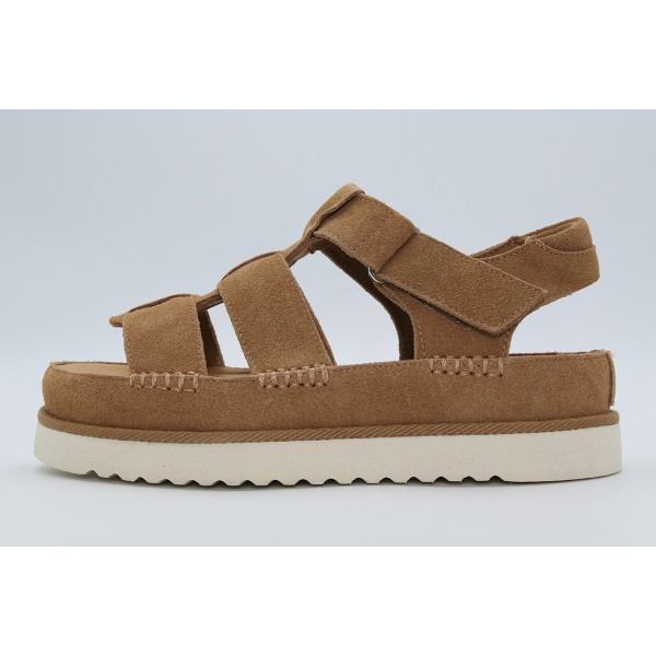 Funky Buddha Suede Σανδάλια (FBL011-116-08-TAN)