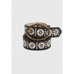 Funky Buddha Ζώνη Casual (FBL011-116-10-BLACK)