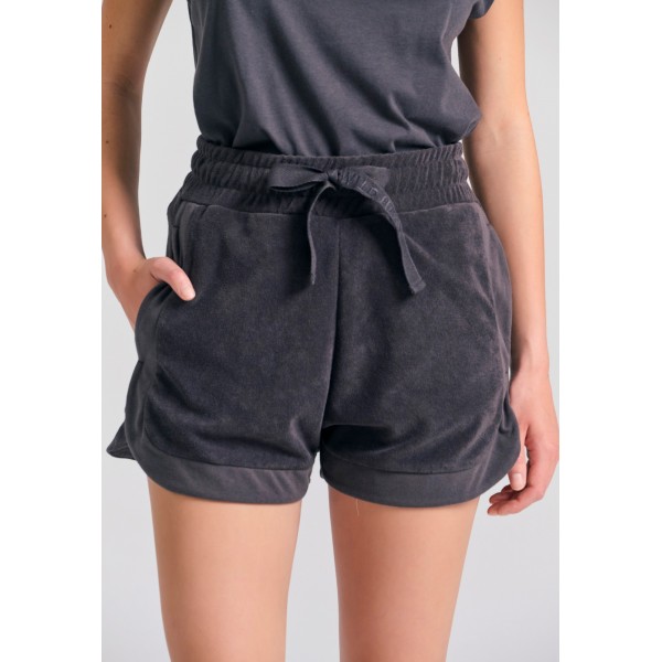Funky Buddha Πετσετέ Σορτς Αθλητικό Γυναικείο (FBL011-117-03-ANTHRACITE)
