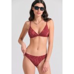 Funky Buddha Μαγιό Bikini Bottom Γυναικείο (FBL011-117-16B-EARTH-RED)