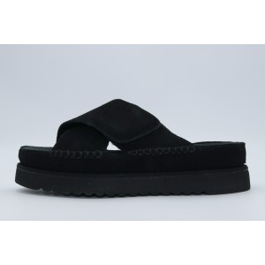 Funky Buddha Suede Σανδάλια (FBL011-118-08-BLACK)