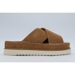 Funky Buddha Suede Σανδάλια (FBL011-118-08-CAMEL)
