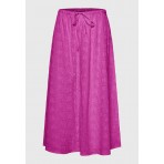 Funky Buddha Φούστα Μidi Γυναικεία (FBL011-119-14-ORCHID)