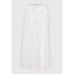 Funky Buddha Φούστα Μidi Γυναικεία (FBL011-119-14-WHITE)