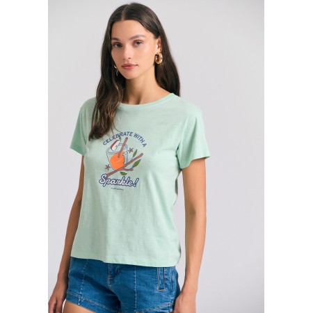 Funky Buddha Graphic T-Shirt Γυναικείο 