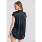 Funky Buddha Mao Πουκάμισο Αμάνικο Γυναικείο (FBL011-120-05-BLACK)